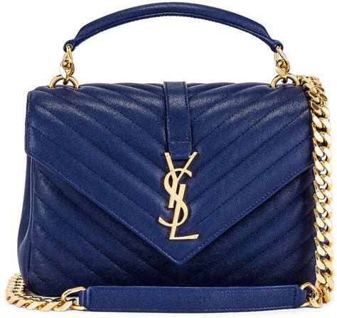 ysl blue bag|navy blue ysl bag.